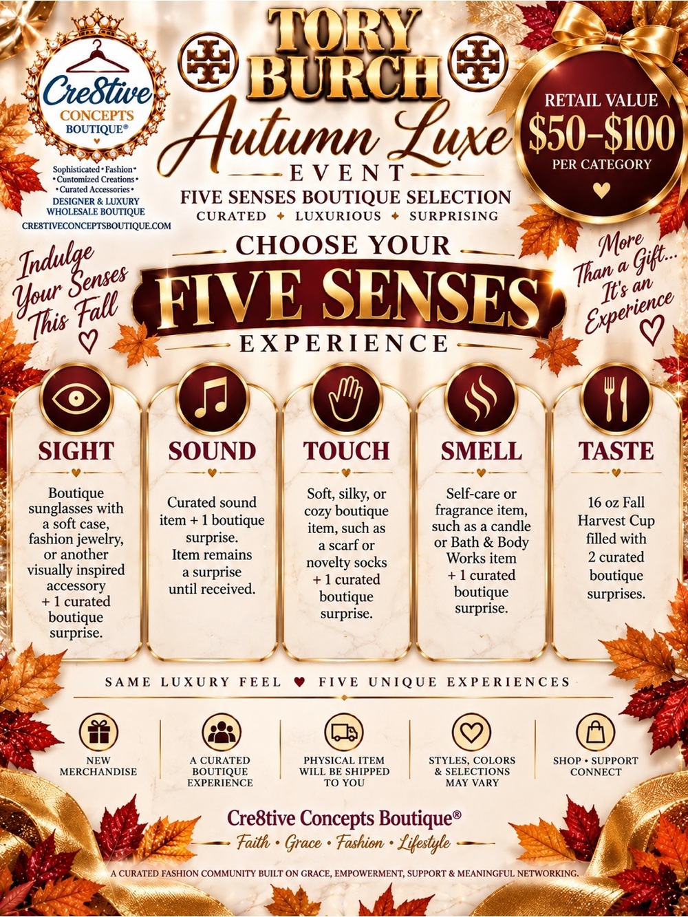 Tory Burch Autumn Luxe Event • Five Senses Experience, Cre8tive Way 🍁 - Picture 8 of 8